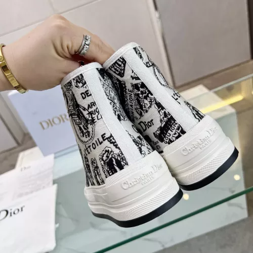 Replica Christian Dior High Top Shoes For Women #1276245 $96.00 USD for Wholesale