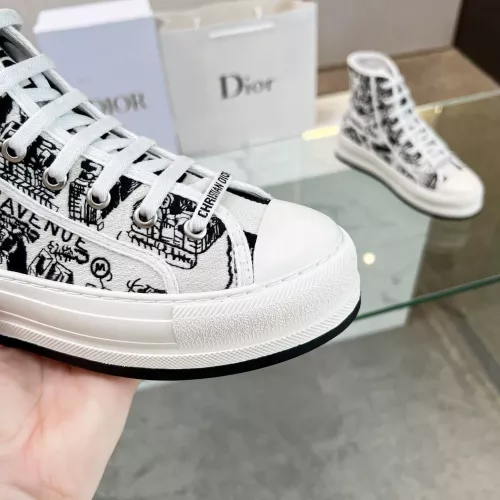 Replica Christian Dior High Top Shoes For Women #1276245 $96.00 USD for Wholesale