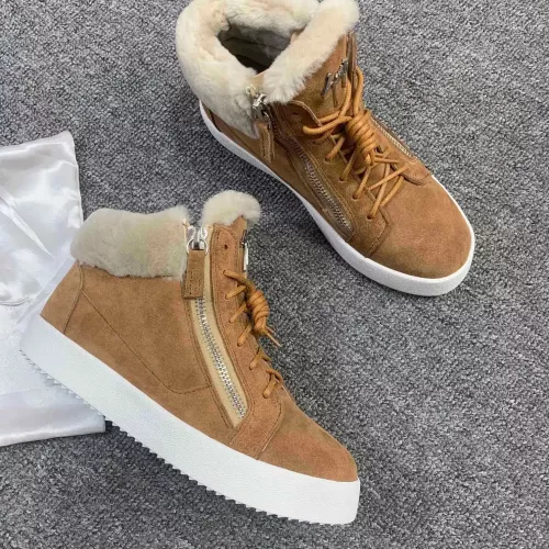 Replica Giuseppe Zanotti High Tops Shoes For Women #1276328 $100.00 USD for Wholesale