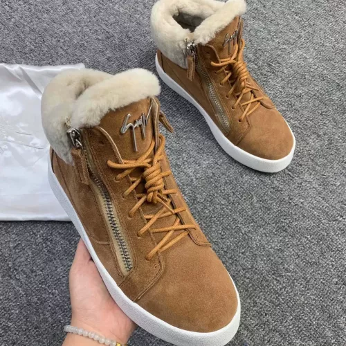 Replica Giuseppe Zanotti High Tops Shoes For Women #1276328 $100.00 USD for Wholesale