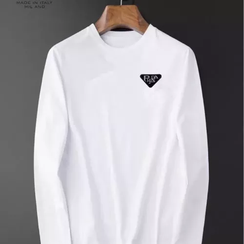 Prada T-Shirts Long Sleeved For Unisex #1276366 $34.00 USD, Wholesale Replica Prada T-Shirts