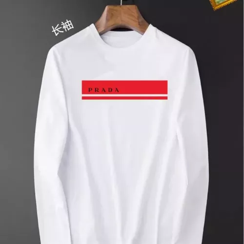 Prada T-Shirts Long Sleeved For Unisex #1276370 $34.00 USD, Wholesale Replica Prada T-Shirts