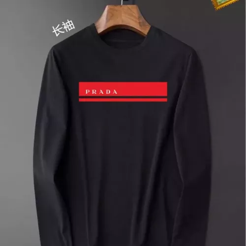 Prada T-Shirts Long Sleeved For Unisex #1276372 $34.00 USD, Wholesale Replica Prada T-Shirts