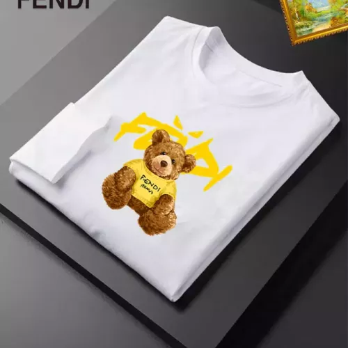 Replica Fendi T-Shirts Long Sleeved For Unisex #1276379 $34.00 USD for Wholesale