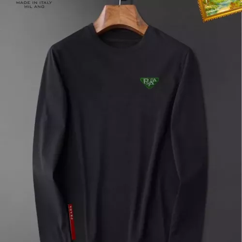 Prada T-Shirts Long Sleeved For Unisex #1276405 $34.00 USD, Wholesale Replica Prada T-Shirts