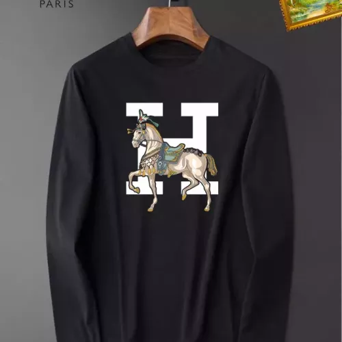 Hermes T-Shirts Long Sleeved For Unisex #1276434 $34.00 USD, Wholesale Replica Hermes T-Shirts