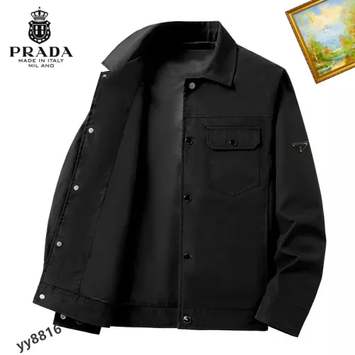 Prada Jackets Long Sleeved For Men #1276626 $60.00 USD, Wholesale Replica Prada Jackets