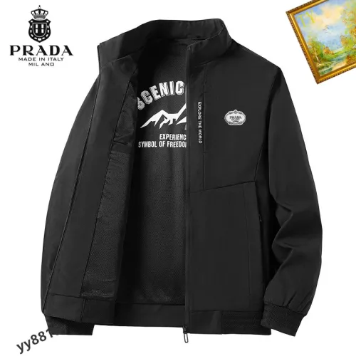 Prada Jackets Long Sleeved For Men #1276638 $60.00 USD, Wholesale Replica Prada Jackets