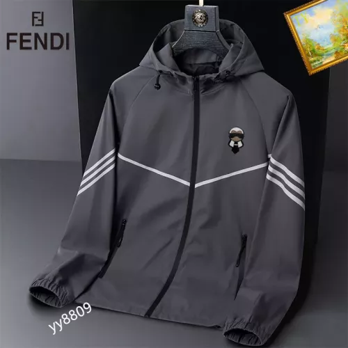 Fendi Jackets Long Sleeved For Men #1276643 $60.00 USD, Wholesale Replica Fendi Jackets