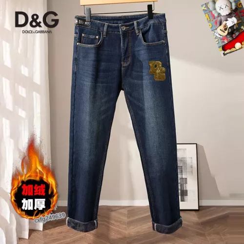 Replica Dolce & Gabbana D&G Jeans For Men #1276658 $48.00 USD for Wholesale