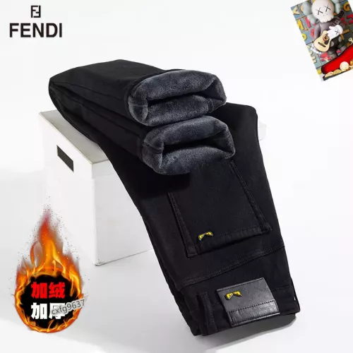 Replica Fendi Jeans For Men #1276662 $48.00 USD for Wholesale