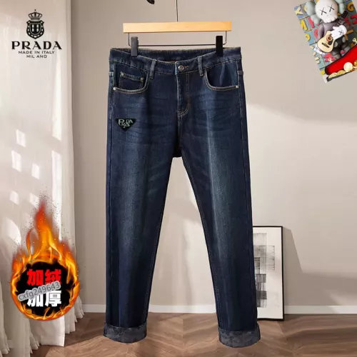 Replica Prada Jeans For Men #1276668 $48.00 USD for Wholesale