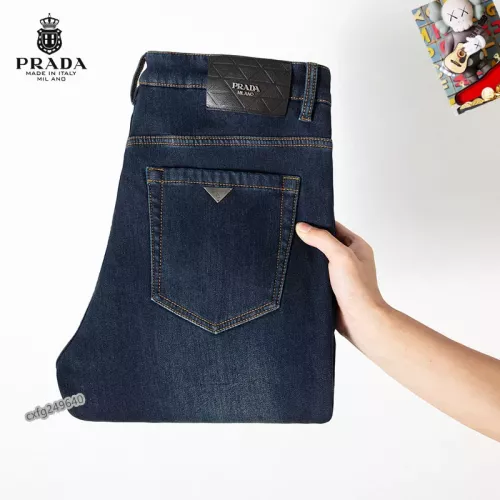 Replica Prada Jeans For Men #1276672 $48.00 USD for Wholesale