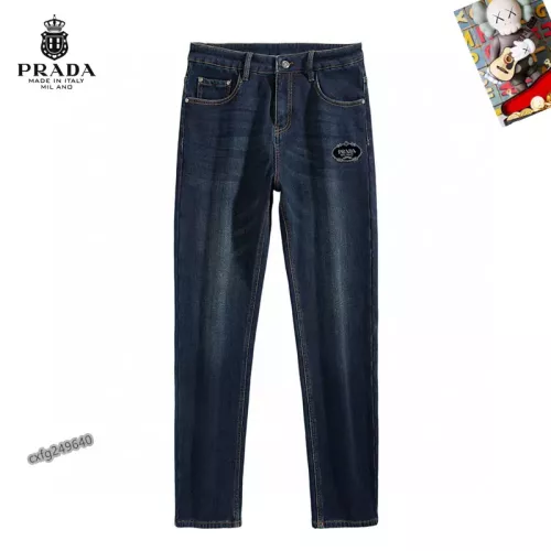 Replica Prada Jeans For Men #1276672 $48.00 USD for Wholesale