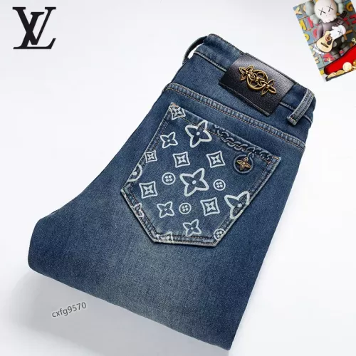 Louis Vuitton LV Jeans For Men #1276675 $48.00 USD, Wholesale Replica Louis Vuitton LV Jeans