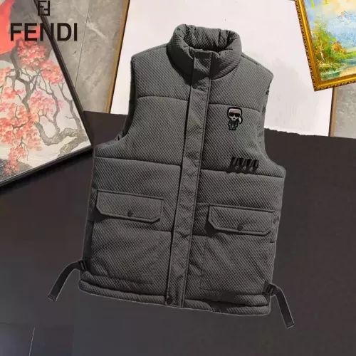 Fendi Jackets Sleeveless For Men #1276716 $56.00 USD, Wholesale Replica Fendi Jackets