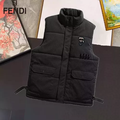 Fendi Jackets Sleeveless For Men #1276717 $56.00 USD, Wholesale Replica Fendi Jackets