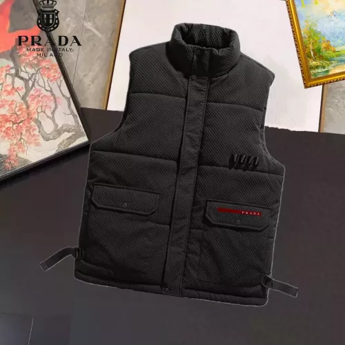 Prada Jackets Sleeveless For Men #1276733 $56.00 USD, Wholesale Replica Prada Jackets