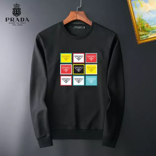 Prada Hoodies Long Sleeved For Men #1276821 $40.00 USD, Wholesale Replica Prada Hoodies