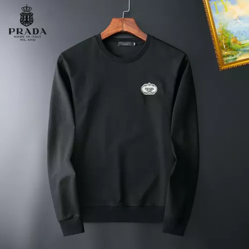 Prada Hoodies Long Sleeved For Men #1276830 $40.00 USD, Wholesale Replica Prada Hoodies