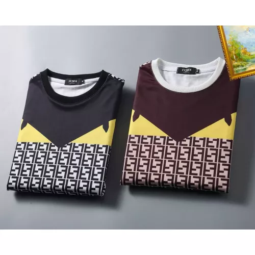 Replica Fendi Hoodies Long Sleeved For Men #1276934 $40.00 USD for Wholesale