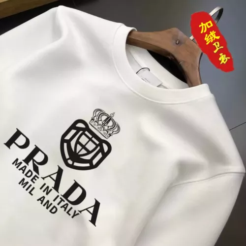 Replica Prada Hoodies Long Sleeved For Men #1276975 $45.00 USD for Wholesale