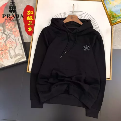 Prada Hoodies Long Sleeved For Men #1276998 $45.00 USD, Wholesale Replica Prada Hoodies