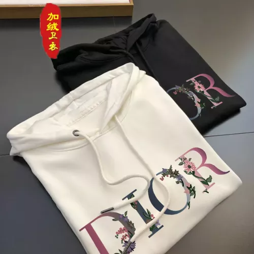 Replica Christian Dior Hoodies Long Sleeved For Men #1277015 $45.00 USD for Wholesale