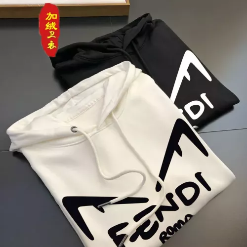 Replica Fendi Hoodies Long Sleeved For Men #1277033 $45.00 USD for Wholesale