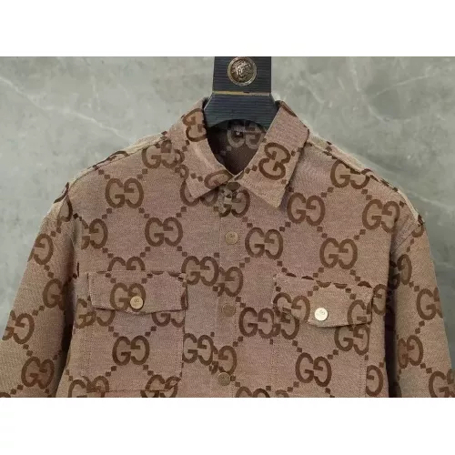 Replica Gucci Jackets Long Sleeved For Men #1277042 $52.00 USD for Wholesale