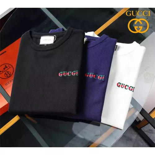 Replica Gucci Sweaters Long Sleeved For Men #1277133 $42.00 USD for Wholesale