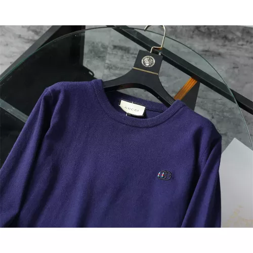 Replica Gucci Sweaters Long Sleeved For Men #1277135 $42.00 USD for Wholesale