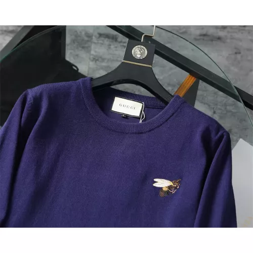 Replica Gucci Sweaters Long Sleeved For Men #1277136 $42.00 USD for Wholesale