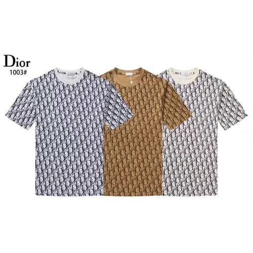 Replica Christian Dior T-Shirts Short Sleeved For Unisex #1277165 $29.00 USD for Wholesale