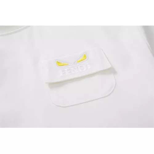 Replica Fendi T-Shirts Short Sleeved For Unisex #1277170 $29.00 USD for Wholesale