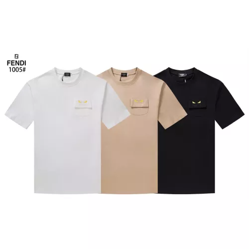 Replica Fendi T-Shirts Short Sleeved For Unisex #1277172 $29.00 USD for Wholesale