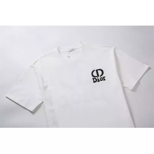 Replica Christian Dior T-Shirts Short Sleeved For Unisex #1277175 $29.00 USD for Wholesale