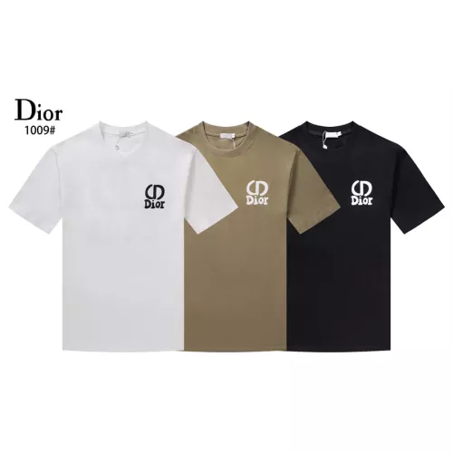 Replica Christian Dior T-Shirts Short Sleeved For Unisex #1277176 $29.00 USD for Wholesale