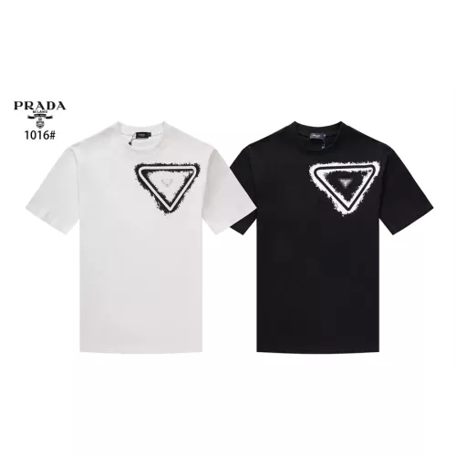 Replica Prada T-Shirts Short Sleeved For Unisex #1277203 $29.00 USD for Wholesale