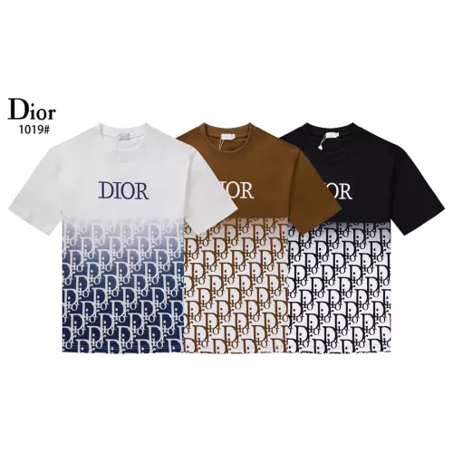 Replica Christian Dior T-Shirts Short Sleeved For Unisex #1277210 $29.00 USD for Wholesale