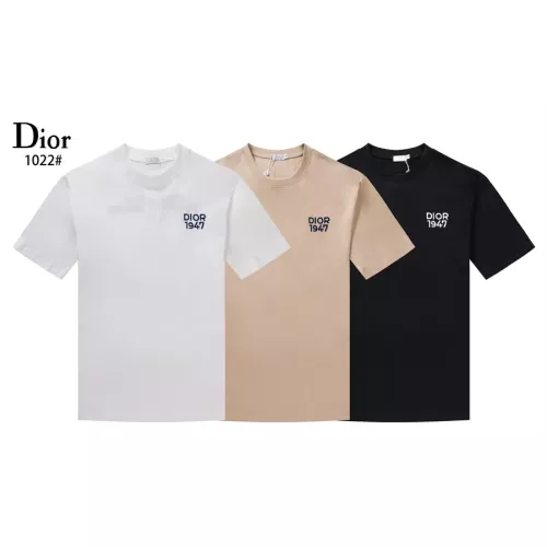 Replica Christian Dior T-Shirts Short Sleeved For Unisex #1277218 $29.00 USD for Wholesale