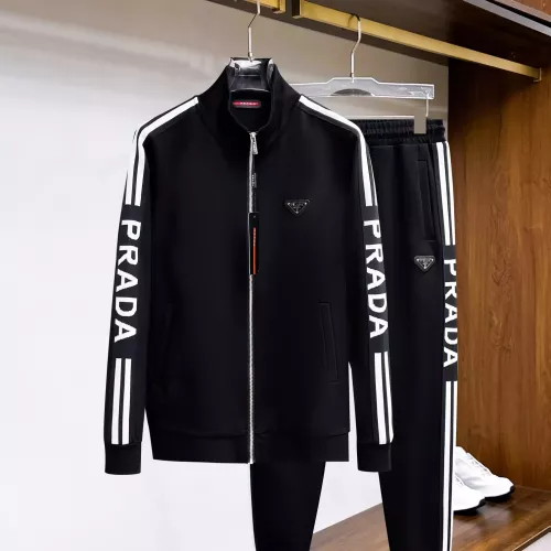 Prada Tracksuits Long Sleeved For Men #1277267 $82.00 USD, Wholesale Replica Prada Tracksuits