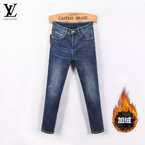 Replica Louis Vuitton LV Jeans For Men #1277284 $48.00 USD for Wholesale