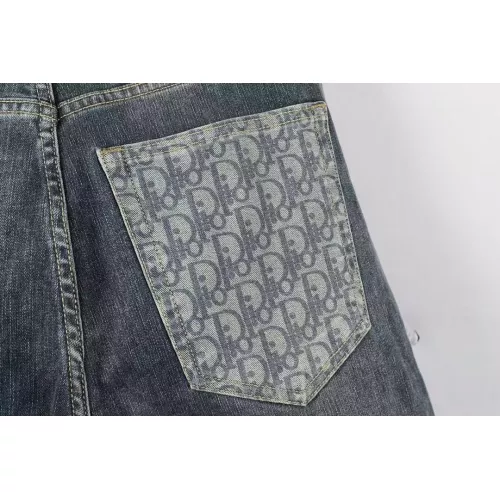 Replica Christian Dior Jeans For Men #1277296 $48.00 USD for Wholesale