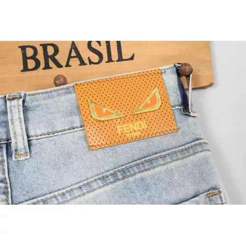 Replica Fendi Jeans For Men #1277298 $48.00 USD for Wholesale