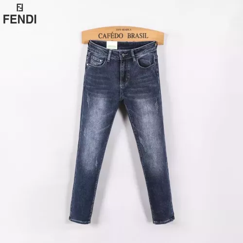 Replica Fendi Jeans For Men #1277299 $48.00 USD for Wholesale