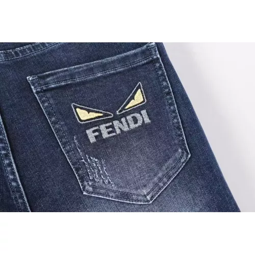 Replica Fendi Jeans For Men #1277299 $48.00 USD for Wholesale