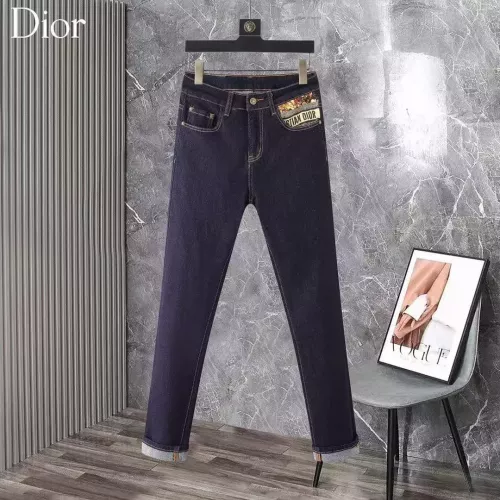 Replica Christian Dior Jeans For Men #1277318 $48.00 USD for Wholesale