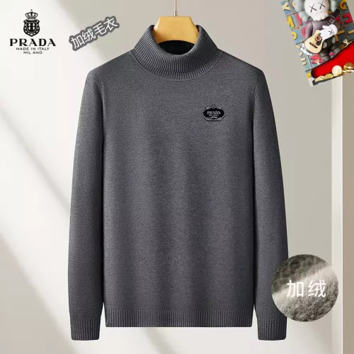 Prada Sweater Long Sleeved For Men #1277350 $48.00 USD, Wholesale Replica Prada Sweater