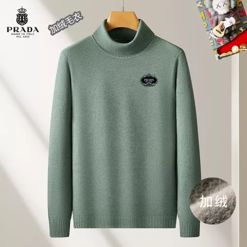 Prada Sweater Long Sleeved For Men #1277353 $48.00 USD, Wholesale Replica Prada Sweater